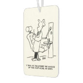 Dentist Behandeling van een Cartoon Luchtverfrisser (Links)