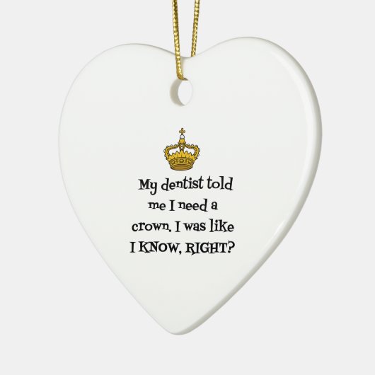 DENTIST BEHOEFTE KROEIEN KERAMISCH ORNAMENT (Links)