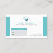 Dentist | Benoemingskaart voor tandheelkundig gebr Visitekaartje (Achterkant)