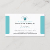 Dentist | Benoemingskaart voor tandheelkundig gebr Visitekaartje (Voorkant)