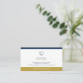 Dentist | Benoemingskaart voor tandheelkundig gebr Visitekaartje (Staand voorkant)