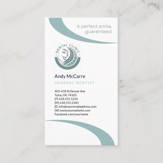 Dentist | Beroepsbeoefenaars Visitekaartje (Voorkant)