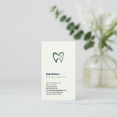 Dentist | Beroepsbeoefenaars Visitekaartje (Staand voorkant)