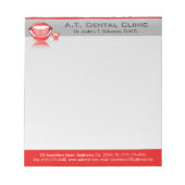 Dentist Big Mouth Small Dental Notitieblokken (Voorkant)