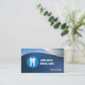 Dentist Blue Waves Dental Care Visitekaartje (Staand voorkant)