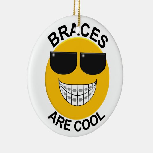 Dentist Braces zijn Cool Ornament (Rechts)