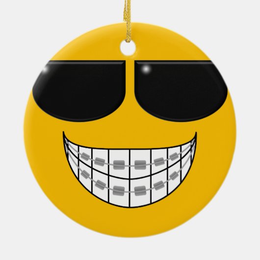 Dentist Braces zijn Cool Ornament (Achterkant)