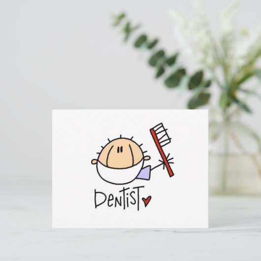 Dentist Briefkaart (Staand voorkant)