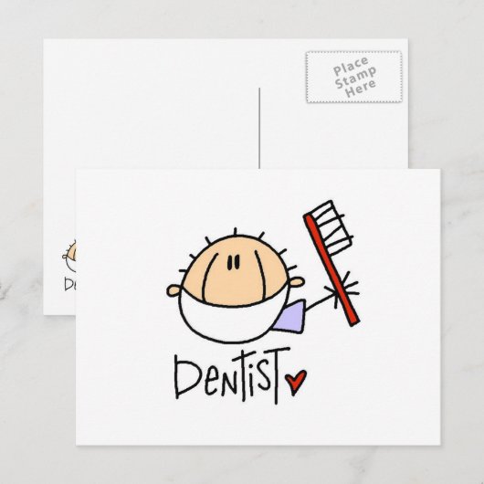 Dentist Briefkaart (Voorkant / Achterkant)