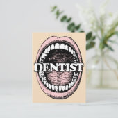 Dentist briefkaart (Staand voorkant)