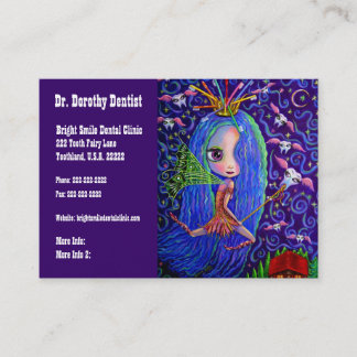 Dentist Business and Appointes Card Tooth Fairy Afsprakenkaartje