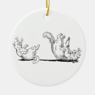 Dentist Cat Extracts verkeerde tand Keramisch Ornament