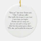 Dentist Cat Extracts verkeerde tand Keramisch Ornament (Achterkant)