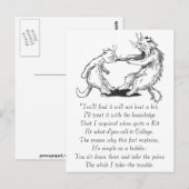 Dentist Cat Pulling Tooth Briefkaart (Voorkant / Achterkant)