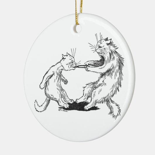 Dentist Cat Pulling Tooth Keramisch Ornament (Links)