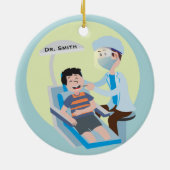 Dentist Ceramic Ornament (Achterkant)