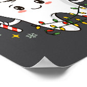 Dentist Christmas Teeth Xmas Lights Funny Dental S Poster (Hoek)