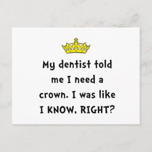 Dentist Crown Briefkaart