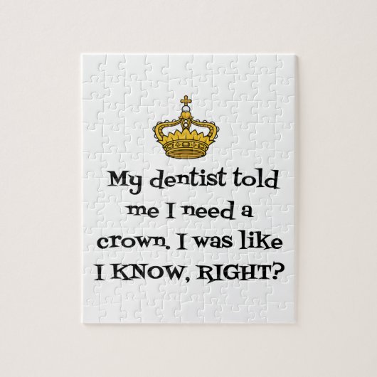 DENTIST CROWN LEGPUZZEL (Verticaal)