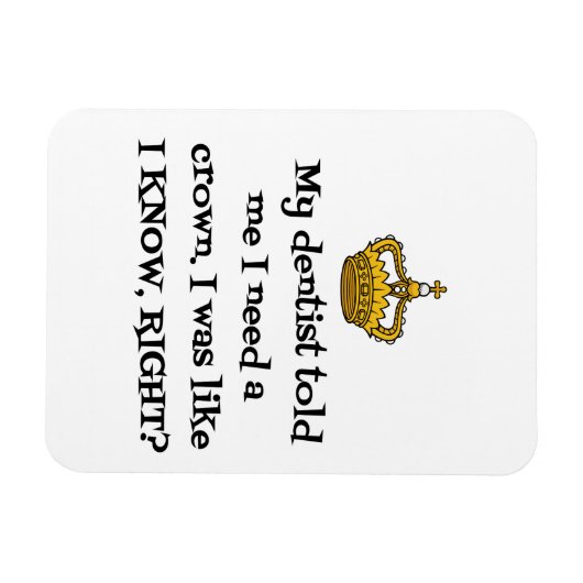 DENTIST CROWN MAGNEET (Horizontaal)