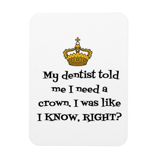 DENTIST CROWN MAGNEET (Verticaal)