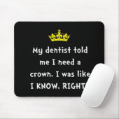 Dentist Crown Muismat (Met muis)