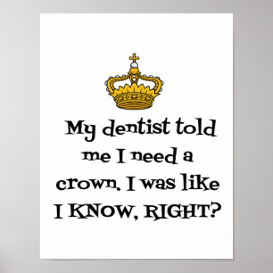 DENTIST CROWN POSTER