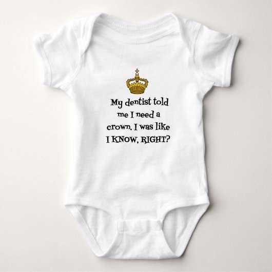 DENTIST CROWN ROMPER (Voorkant)