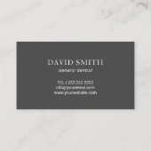 Dentist Cute 3D Tooth Pattern Dental Care Visitekaartje (Achterkant)