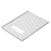 Dentist Cute 3D Tooth Pattern Dental Notitieboek (Linkerzijde)