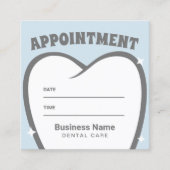 Dentist Cute Tooth Dental Office Appointment Afsprakenkaartje (Voorkant)