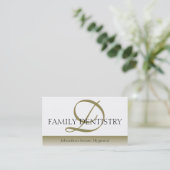 Dentist DDS Dental Office Orale Surgeon Script Visitekaartje (Staand voorkant)