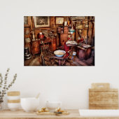 Dentist - De arts zal binnenkort bij u zijn Poster (Keuken)