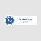 Dentist | De Logo Teeth Naamplaatje (Voorkant)