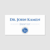 Dentist | De Logo Teeth Naamplaatje (Voorkant)