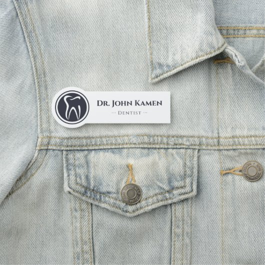 Dentist | De Logo Teeth Naamplaatje (In situ)