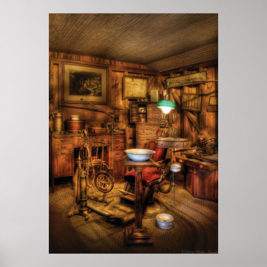 Dentist - de tandheelkundige Kantoor + Poster (Voorkant)