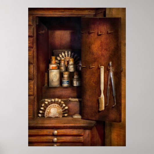 Dentist - De tandheelkundige kast Poster (Voorkant)