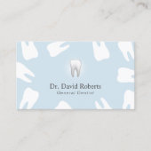 Dentist Dental Appointment Light Blue Afsprakenkaartje (Voorkant)