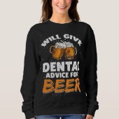 Dentist Dental Assistant Will Give Advice For Beer Trui (Voorkant)