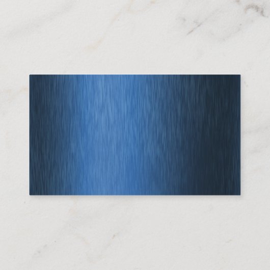 Dentist Dental Care Metallic Navy Blue QR Code Visitekaartje (Achterkant)