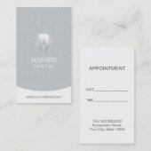 Dentist Dental Care Moderne Aanwijzing Afsprakenkaartje (Voorkant / Achterkant)