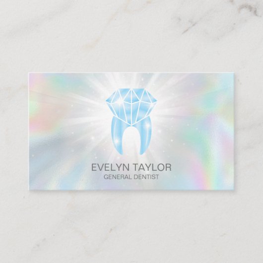 Dentist Dental Clinic tanden Whitening Smile Crown Visitekaartje (Voorkant)