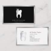 Dentist Dental Clinic tanden Whitening Smile Crown Visitekaartje (Voorkant / Achterkant)