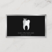 Dentist Dental Clinic tanden Whitening Smile Crown Visitekaartje (Voorkant)