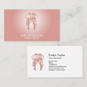 Dentist Dental Clinic tanden Whitening Smile Crown Visitekaartje (Voorkant / Achterkant)