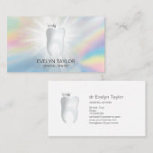 Dentist Dental Clinic tanden Whitening Smile Crown Visitekaartje (Voorkant / Achterkant)