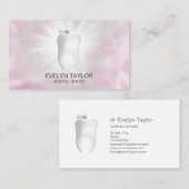 Dentist Dental Clinic tanden Whitening Smile Crown Visitekaartje (Voorkant / Achterkant)