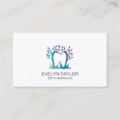 Dentist Dental Clinic tanden Whitening Smile Crown Visitekaartje (Voorkant)