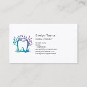 Dentist Dental Clinic tanden Whitening Smile Crown Visitekaartje (Achterkant)